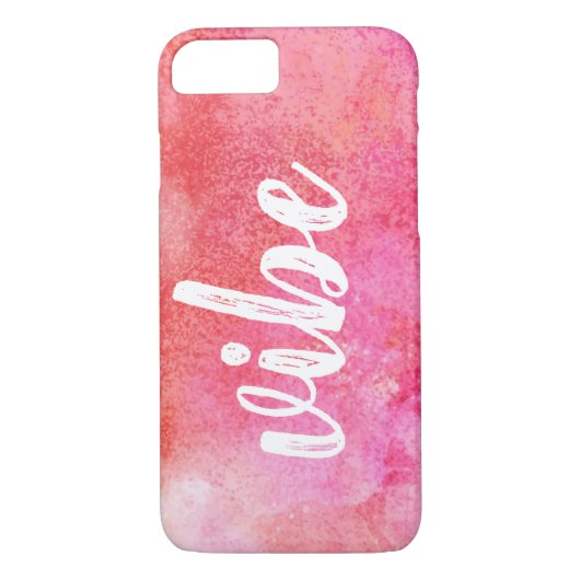 Rosa Aquarellpinsel iPhone Gehäuse Case-Mate iPhone Hülle (Rückseite)