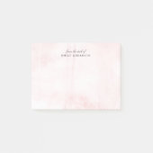 Rosa Aquarelltextur aus dem Schreibtisch Post-it Klebezettel (Vorderseite)