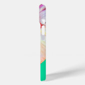 Rosa Aquarelltulis Kunst Case-Mate iPhone Hülle (Rückseite / Links)