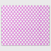 Rosa arabesque Muster Geschenkpapier (Flach)