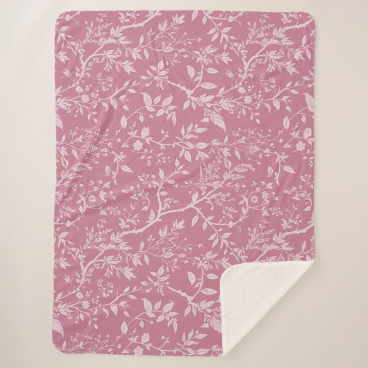 Rosa Arboretum Sherpa Blanket Sherpadecke (Vorderseite)