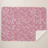 Rosa Arboretum Sherpa Blanket Sherpadecke (Vorderseite (Horizontal))