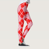 Rosa Argyle-Muster Leggings (Rechts)