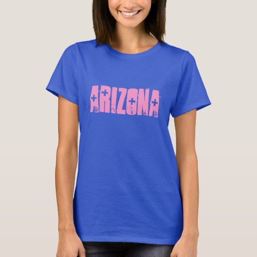 Rosa Arizona T-Shirt (Vorderseite)