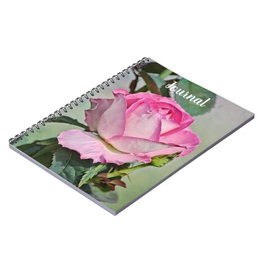 Rosa-Art-Journal-Notebook Notizblock (Linke Seite)