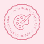 Rosa Art Nouveau Blumen-QR-Code und Foto Visitenkarte