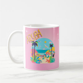 Rosa Aruba Tropical Delight Kaffeetasse
