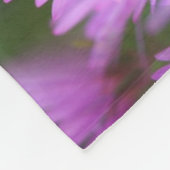 Rosa Aster-Blume Abstrakt Personalisiert Fleecedecke (Ecke)