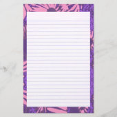 Rosa Aster-Briefpapier Briefpapier (Vorderseite)