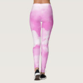 Rosa Ästhetik Rainbow Sky Leggings (Rückseite)