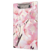 Rosa Ästhetik Sakura Cherry Blossom Rosa Blume Klemmbrett (Links)