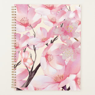 Rosa Ästhetik Sakura Cherry Blossom Rosa Blume Planer