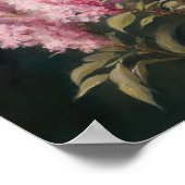 Rosa Astilbe Blume Art Print Poster (Ecke)