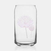 Rosa Astrantia Blume Floral Dosenglas (Rückseite)