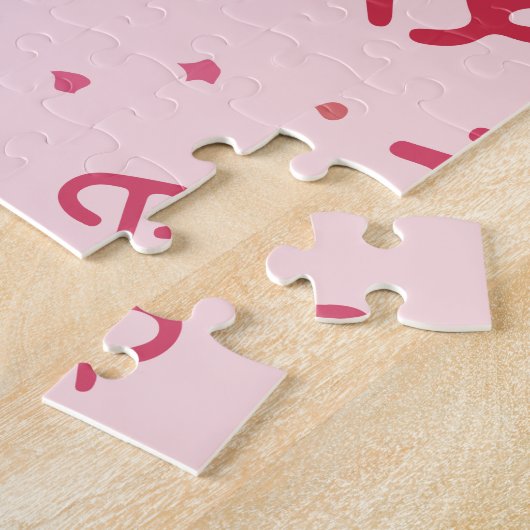 Rosa Astrologie Zodiac Symbol Zeichen Puzzle (Seite)