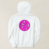 Rosa, Astronaut. [Herren] Hoodie (Design Rückseite)