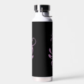 Rosa Atmen Trinkflasche (Links)