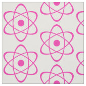 rosa Atom Symbol Fabric Stoff (Muster)