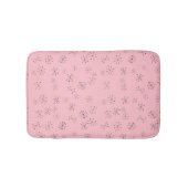 Rosa Atomzeitalter Badematte (Vorderseite)