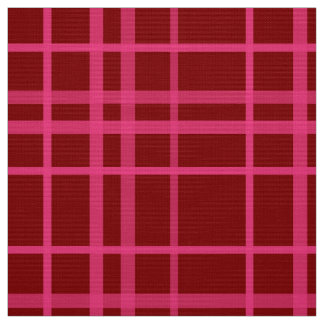 Rosa auf dem Maroon Red Tartan Kariertes Muster Stoff