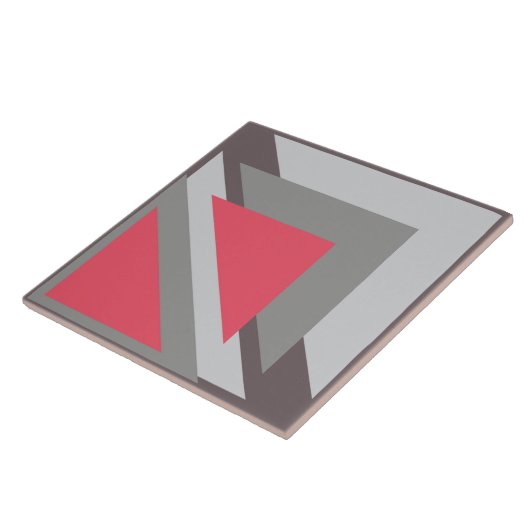 Rosa auf grau fliese (Seite)