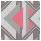 Rosa auf grau stoff (Nahaufnahme)