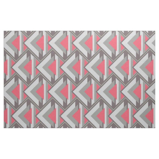Rosa auf grau stoff (Fat Quarter (45,7 x 55,9 cm))