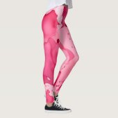 Rosa auf Rosa Abstract Leggings (Rechts)