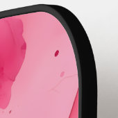 Rosa auf Rosa Abstract Pickleball Schläger (Linke Seite)