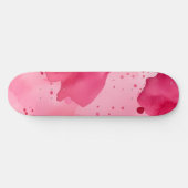 Rosa auf Rosa Abstract Skateboard (Horizontal)