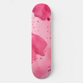 Rosa auf Rosa Abstract Skateboard (Vorderseite)