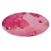 Rosa auf rosa Abstrakt Schneidebrett (Ecke)