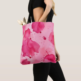 Rosa auf rosa Abstrakt Tasche