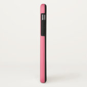 Rosa auf rosa Linien Case-Mate iPhone Hülle (Hinten/Links)
