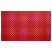 Rosa auf rotem Polka Dots Design Stoff (Yard (91,4 cm))