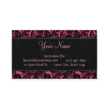 Rosa auf schwarzen BlumenBündeln, Streifen mit