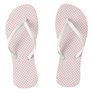 Rosa auf weißen Polka-Punkten kleiner Größe Badesandalen