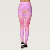 Rosa Aufflackern Leggings (Rückseite)