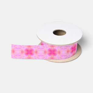 Rosa Aufflackern Satinband