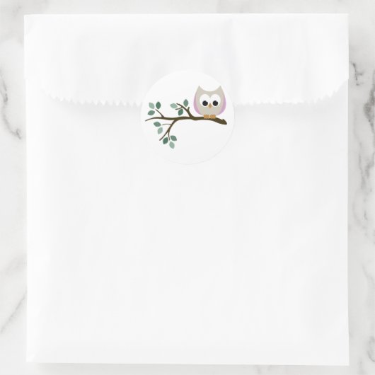 Rosa Aufkleber (Tasche)