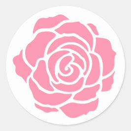 Rosa Aufkleber