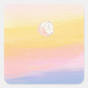 Rosa Aufkleber für Sonnenuntergänge