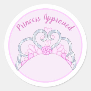 Rosa Aufkleber mit der Bezeichnung "Princess Appro