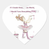 Rosa Aufkleber oder Lollipop-Etiketten (Vorderseite)