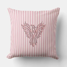 Rosa aufsteigender Phönix mit rosa Bändern, frisch