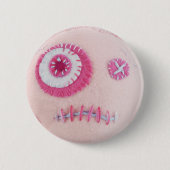 Rosa Auge Button (Vorderseite)