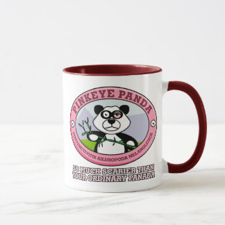 Rosa Augen-Panda-Tasse Tasse