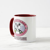 Rosa Augen-Panda-Tasse Tasse (Vorderseite Links)