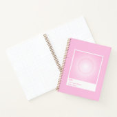 Rosa Aura Swatch Engel Zahl Notizbuch (Innenseite)