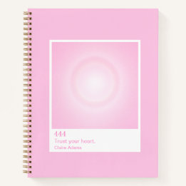 Rosa Aura Swatch Engel Zahl Notizbuch